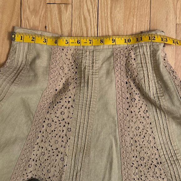 Coldwater Creek Tan Full Midi Skirt, Size XSP - Picture 2 of 9